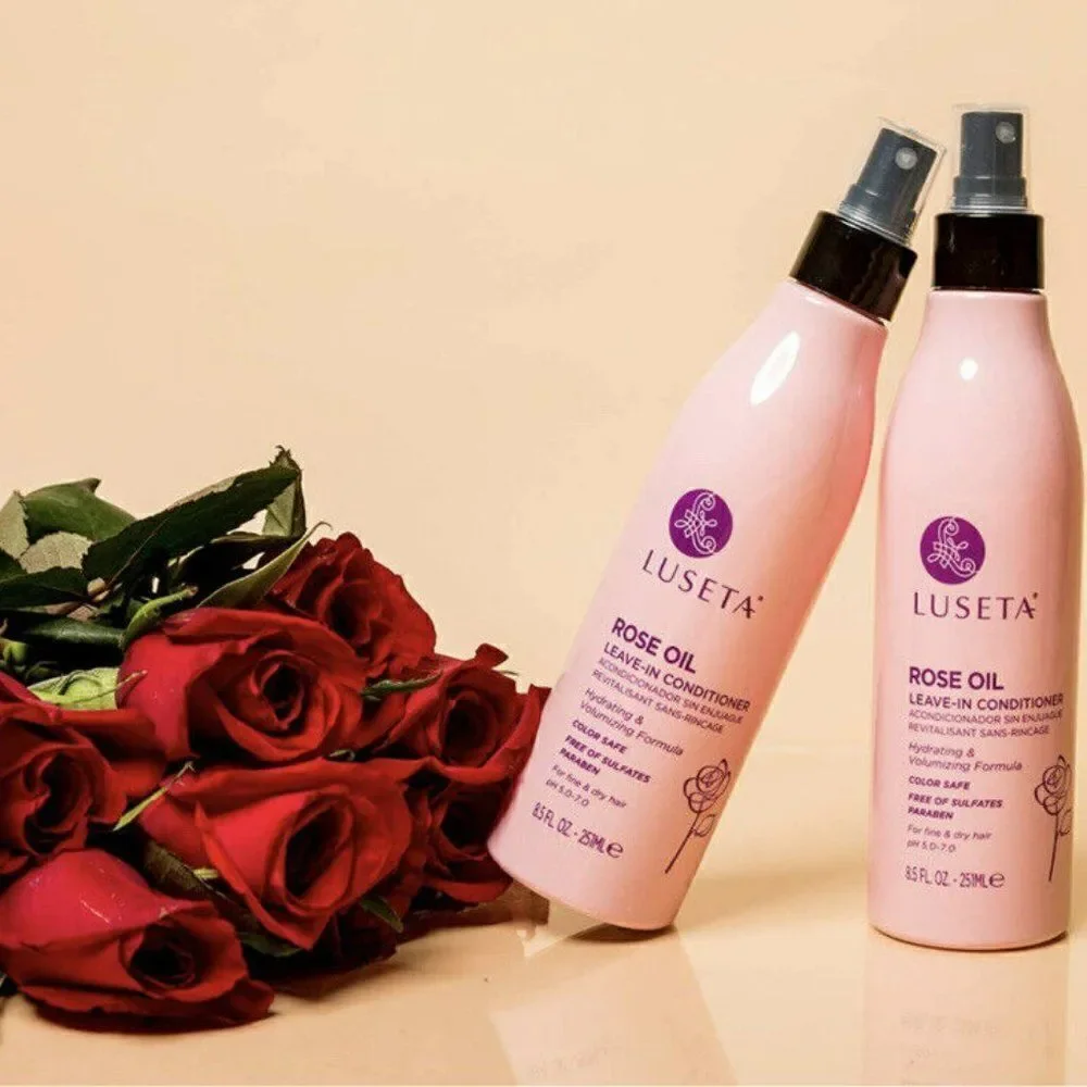 LUSETA | Rose Oil Leave-In Hair Conditioner